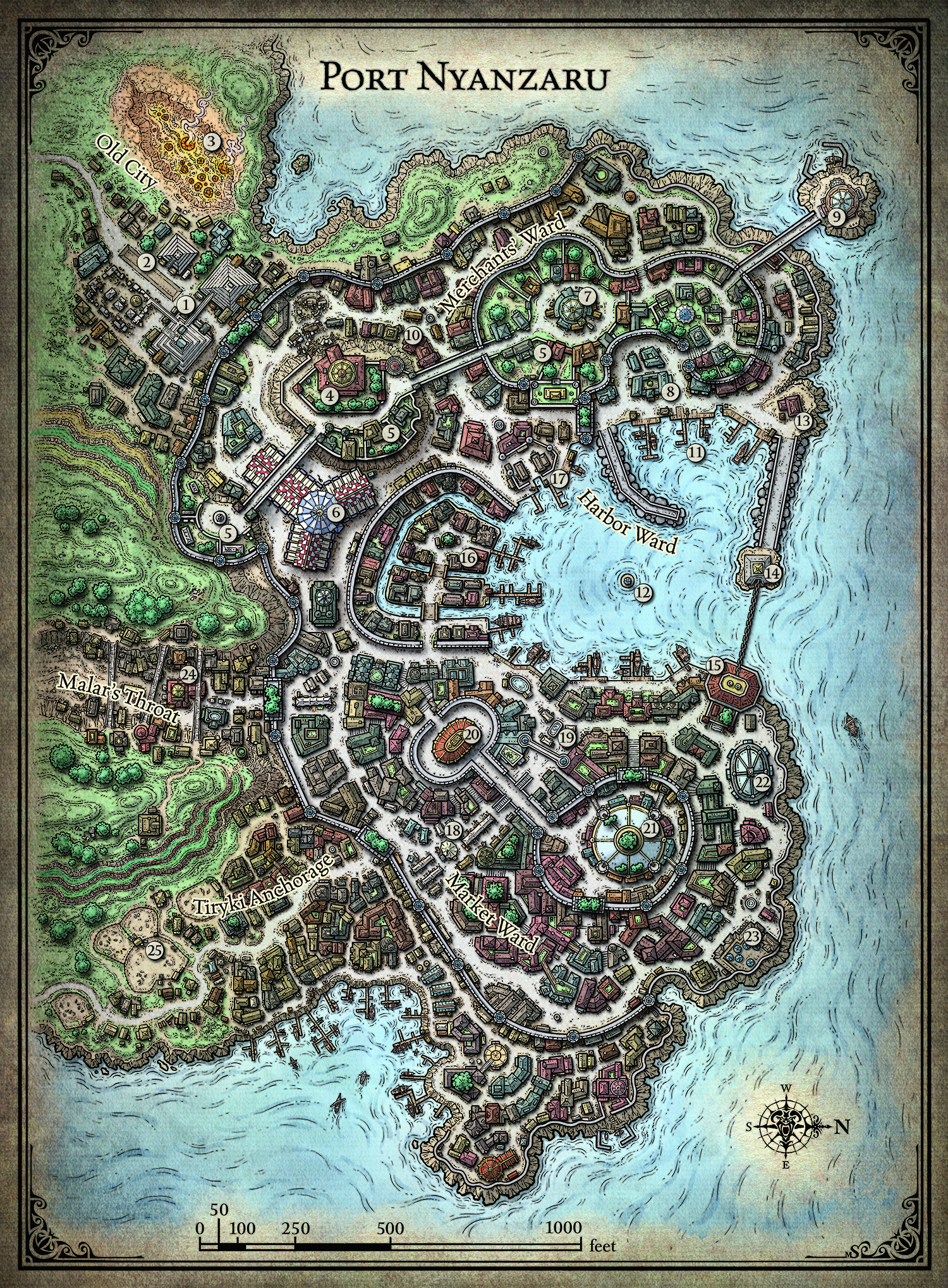 Port Nyanzaru Map